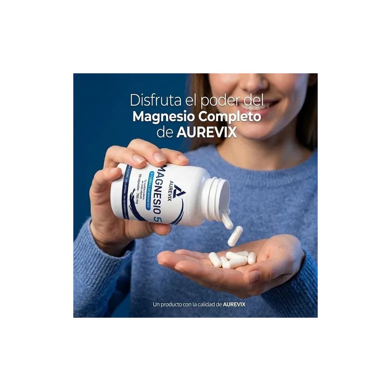 Aurevix Citrato De Magnesio 90 Capsulas 750 Mg