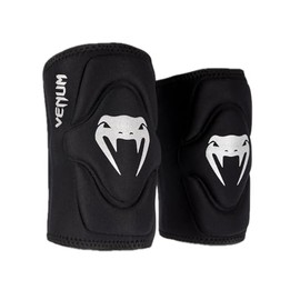 Venum Gel Kontact Knee Pads - Black/Silver - X-Small