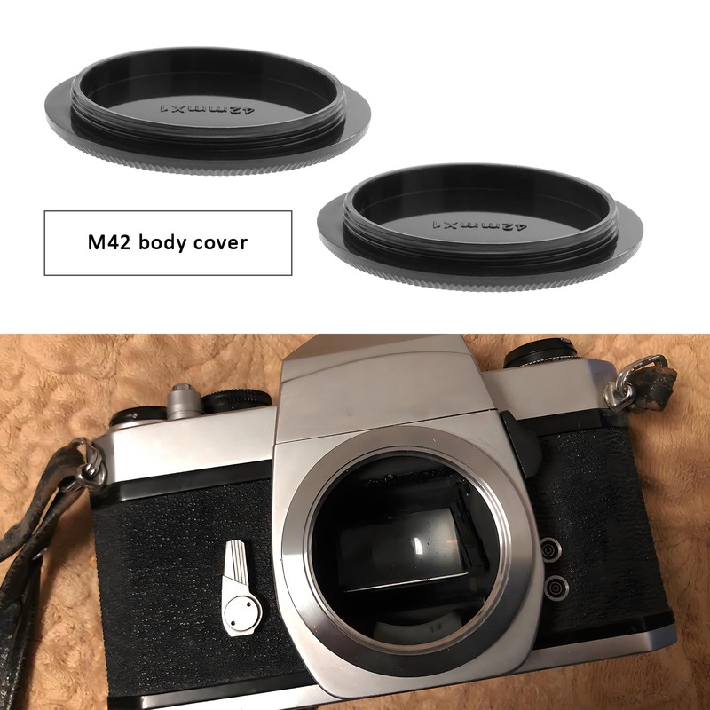 VGOL 4pcs Camera Body Cap Replacement Part Compatible with PRAKTICA