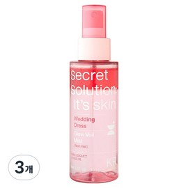 It's Skin Secret Solution Wedding Dress Glow Veil Mist, 100g, 3 pieces / 잇츠스킨 시크릿 솔루션 웨딩드레스 글로우 베일 미스트, 100g, 3개
