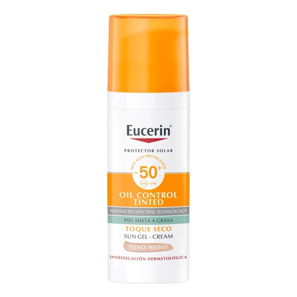 Eucerin Oil Control Toque Seco Protector Solar Facial FPS 50