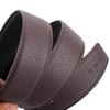 Vatee's Reversible Genuine Leather Belt Without Buckle for Men Replacement