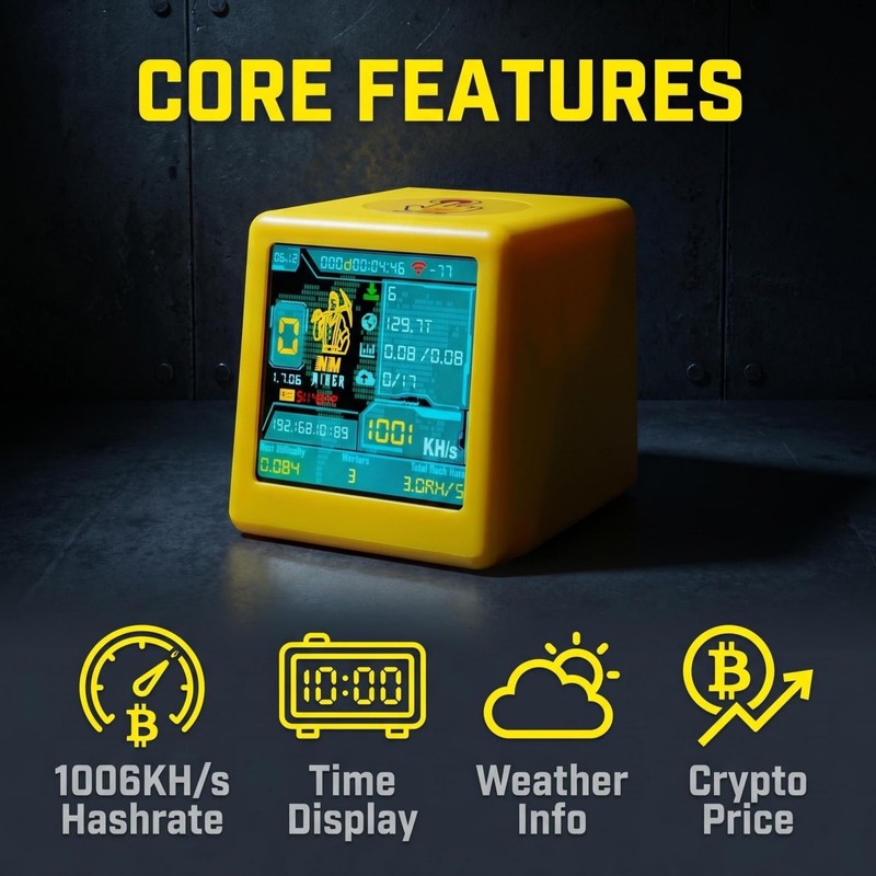 Zorvionix Bitcoins Miner NMMiner Smart TV 1060KH/s Better Nerdminer v2
