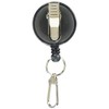 Smith LTD Key Reel Clip-on Reel 60cm Rotary Black