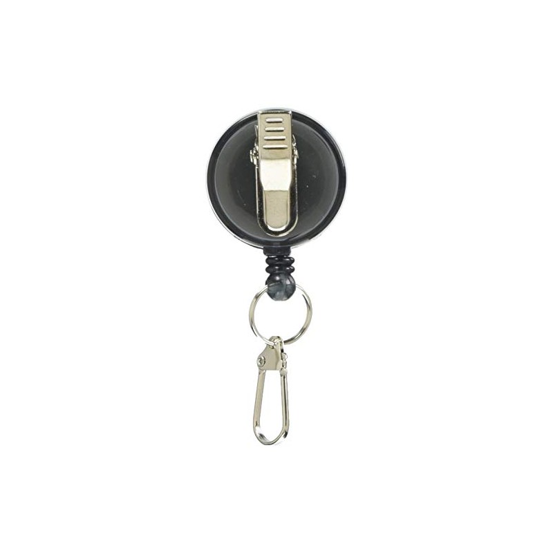 Smith LTD Key Reel Clip-on Reel 60cm Rotary Black