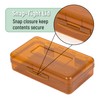 Mr. Pen- Clear Pencil Boxes, 3 Pack, Earthy Color, Snap-Tight