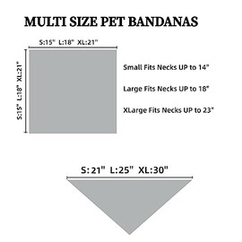 Pañuelo para perro grande, color azul, negro, estampado a cuadros, ajustable, pañuelo, accesorios para perros medianos y grandes (L)