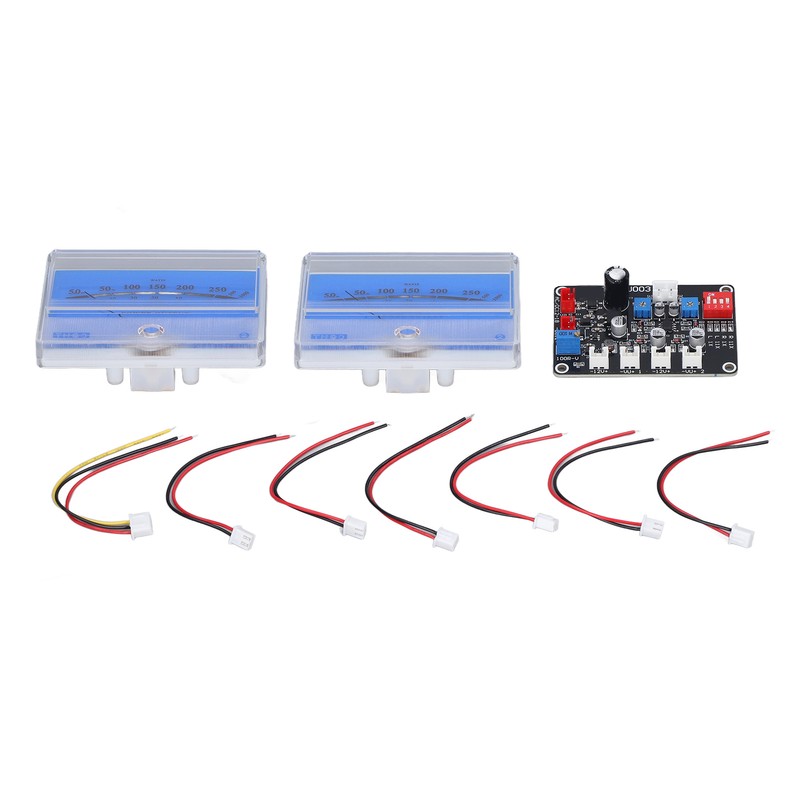 VU Meter Easy Operation ABS Adjustable Backlit Widely Used VU