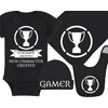 Gaming Baby Onesie, Hat, Blanket and Bib - Achievement Unlocked