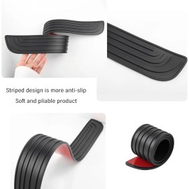 JJMY Anti-Scratch Car Door Threshold Strips Sill Protector For Honda Pilot Passport