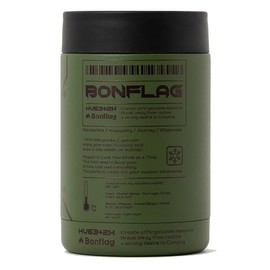BONFLAG Tactical Can Cooler 12 oz & 16 oz Camping Beer Can Insulator Holder Chiller (12oz_Olive)