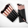 Paquete de 14 Brochas Profesionales Maquillaje Mohana Kabuki Libres de