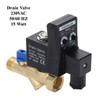 Automatic Drain Valve, G1/2 DN15 Integrated Automatic Electronic Timed Drain