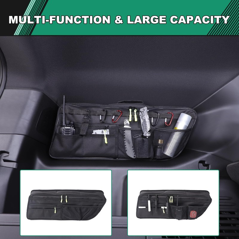 Car Trunk Organizer Storage Cargo Compatible with Hummer EV SUV