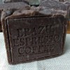 Brazilian Espresso Scrub Soap with Coffee Butter and Vanilla Handcrafted