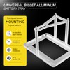 Universal Battery Tray Hold Down Trunk Relocation Box - Billet