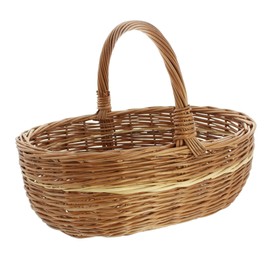 Decorative Stripes Shopping Basket