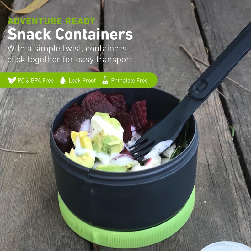 humangear Eat System, White/Green, XL