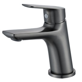 BELZ Bathroom Sink Tap, Washbasin Tap with Single Lever Mixer, Bathroom Vanity Faucet,Water-Saving Design with Hot and Cold Water Control, Gunmetal