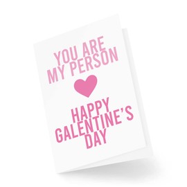Galentine's Day Cards - You Are My Person - Valentines Day Cards - Best Friend Cards - Bestie Card - Support Card - Girly Card - CBH1594