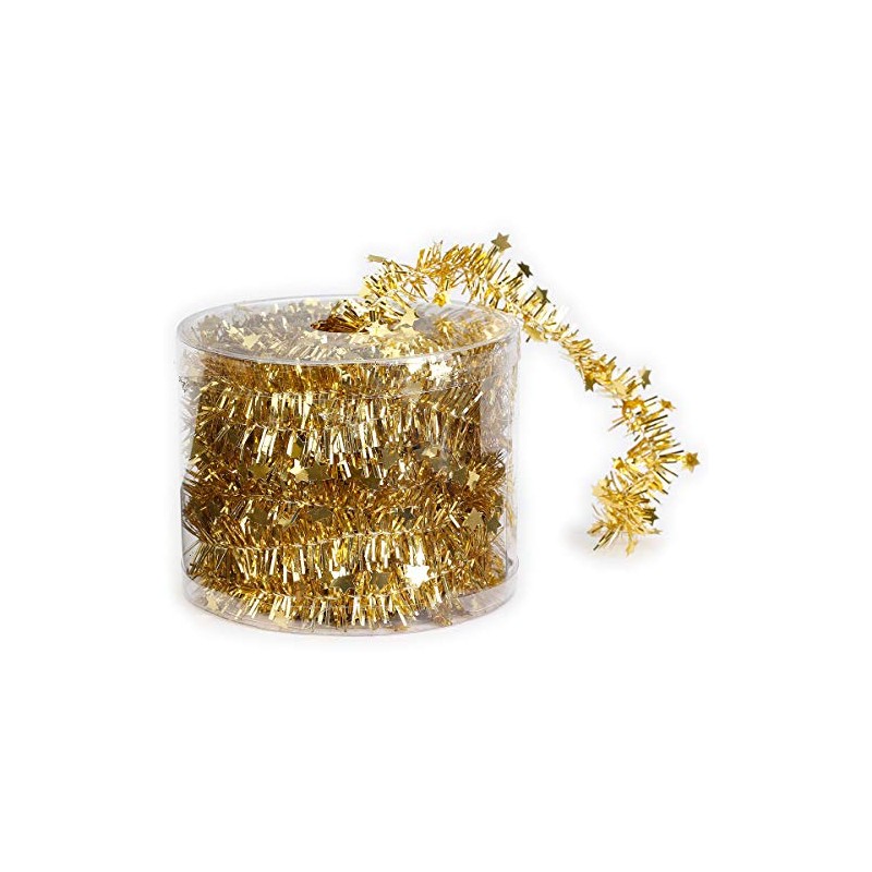 Inge Christmas Goods Wire Garland with Stars, 7 m Garland