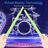 Electric Air Drum Set 3D Motion Sensing Portable Electronic Virtual