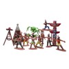TOYANDONA 13 Pieces Figures Model Toy Cowboys Indian Figures Play