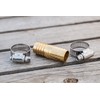 3-Pack Heavy-Duty 3/4-in. Brass Coupling with Stainless Steel Clamps (Hose