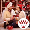 WELANE Christmas Mini Hats, 12 PCS Mini Santa Hats for