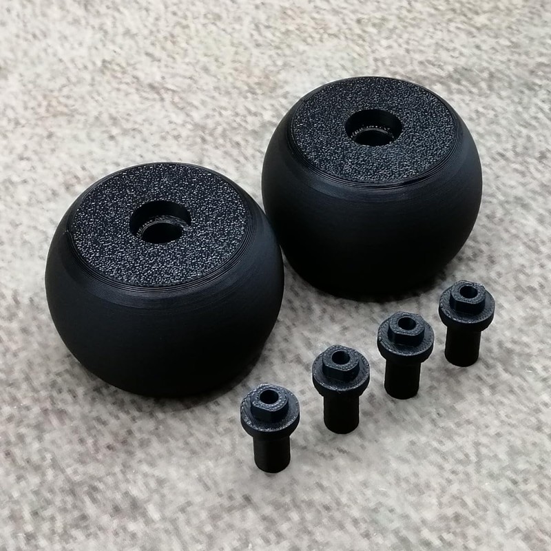 ULEIVA Replacement Front Wheel with 4 Axles Compatible with Bosch