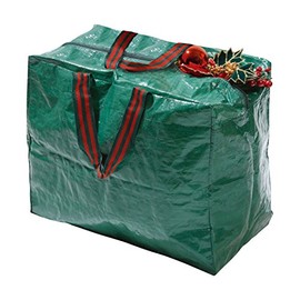 Taylor & Brown® Green Large Christmas Xmas Decorations Storage Zip Bag with Handles