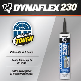 DAP Dynaflex 230 Premium Elastomeric Sealant, Dark Bronze, 10.1 Oz (7079818420)