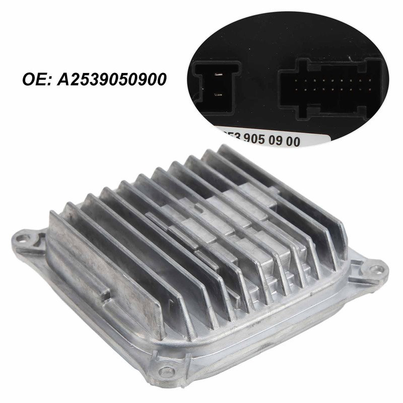 LED Headlight Control Module Alloy A2539050900 Rustproof Replacement for Mercedes