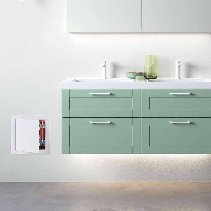 Suteck 18 x 18 Inch White Access Doors, Reinforced Hinged