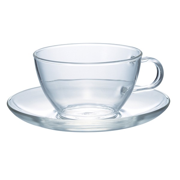 Hario Tea Cup and Saucer Set, 230ml