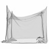 vidaXL Black Rectangular Indoor/Outdoor Mosquito Net - Foldable Polyester Mesh,