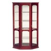 Dolls House Mahogany Mirrored China Cabinet Curio Shop Display Case