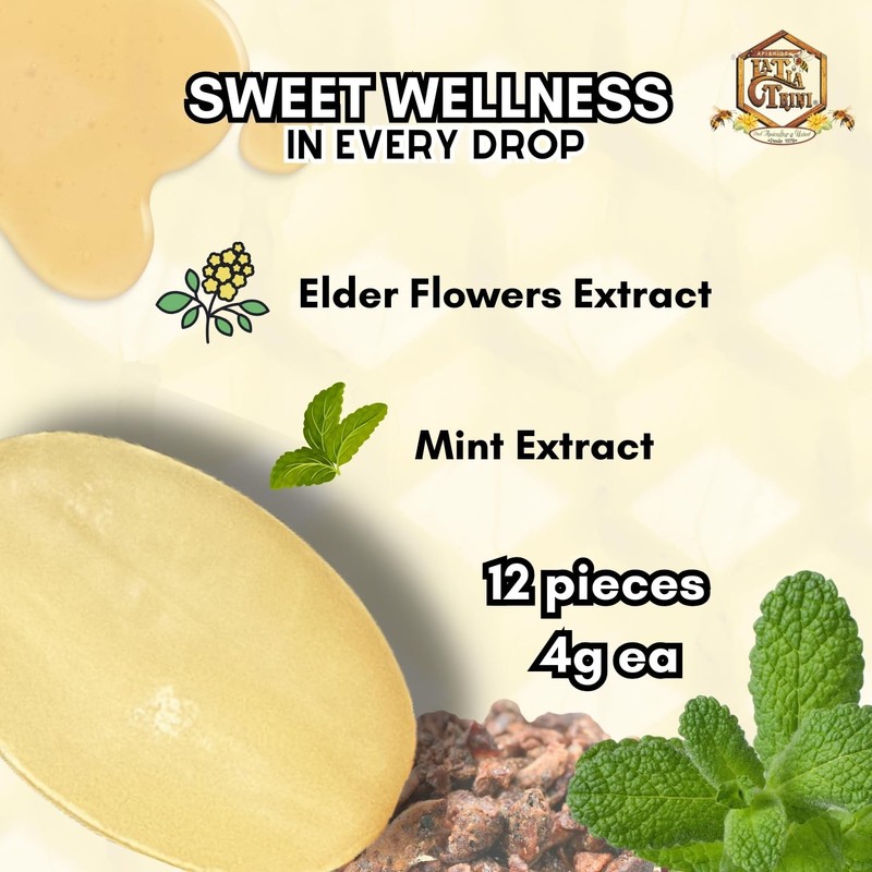 Tía Trini – Honey & Propolis Candy with Mint –