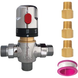 Atnana Thermostatic Mixing Valve with 1/2NPT Male Connections