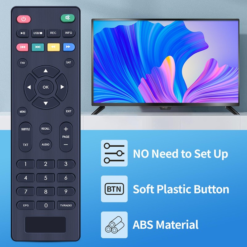 GOUYESHO Infrared Replacement Remote Control for Comag HD10 + HD45