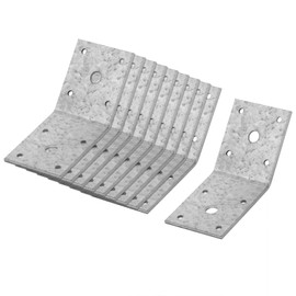 MOUNTAIN_ARK 10 Pack 2-3/4" Flush Inside 45 Degree (135 Degree) Angle Bracket, Galvanized Pergola Corner Bracket for Wood Post, Furniture