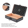 Aluminum Shell Cedar Lined Cigar Humidor Storage Case Portable Gift