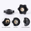 Star Grip Nut Star Nuts Pack of 8 M6 ×