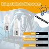 SANJOON 6V 20W G4 Bi-Pin Halogen Bulbs for Microscopes,Replacement Light