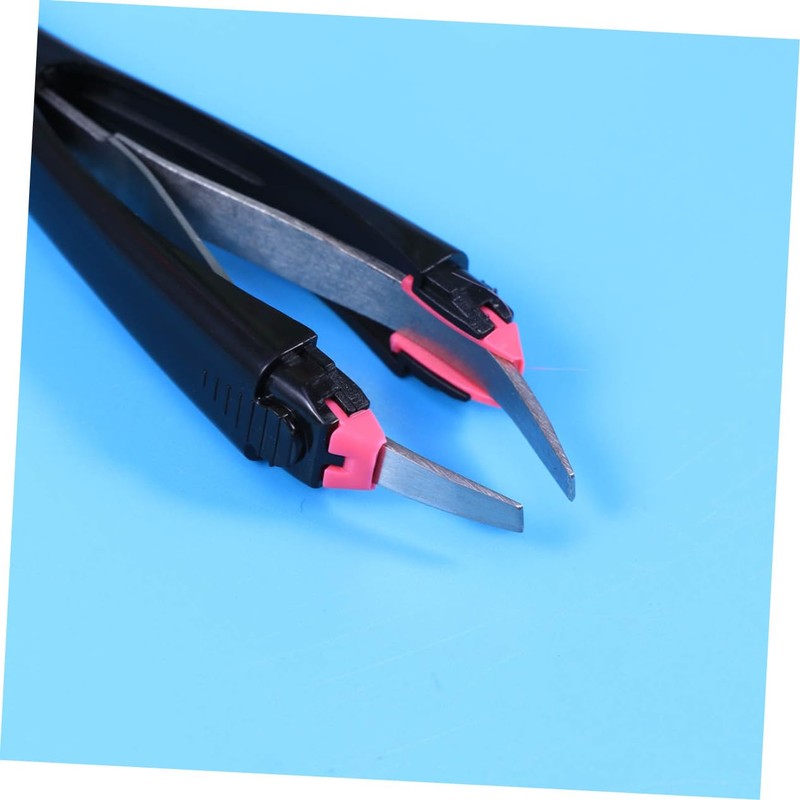 FOMIYES Pcs Stainless Steel Eyebrow Tweezers Automatic Retractable Precision Kit