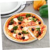 Operitacx Metal Pizza Pan Heat Resistant Oven Tray Durable Non
