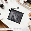 CNYMANY 4 Sizes Mesh Pouch, Nylon Mesh Bags With Zipper,