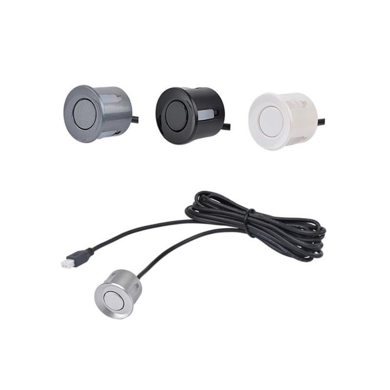 Gatuida 1set Probe Reversing Led Parking Sensor System Car Parking