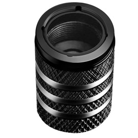 Tire Valve Stem Caps for Cars Trucks Motorcycles SUVs and Bikes | Tire Valve Caps | Tire Caps | Tapones para Llantas de Carro (Pack of 5) (USA Black)