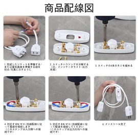 Intermediate Switch, AC250V/10A, Lighting Fixture, Appliances, DIY Wiring, Compatible with 2 and 3 Cores, LED Indicator Included (2 Pieces)